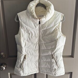Calvin Klein White Puffer Jacket
